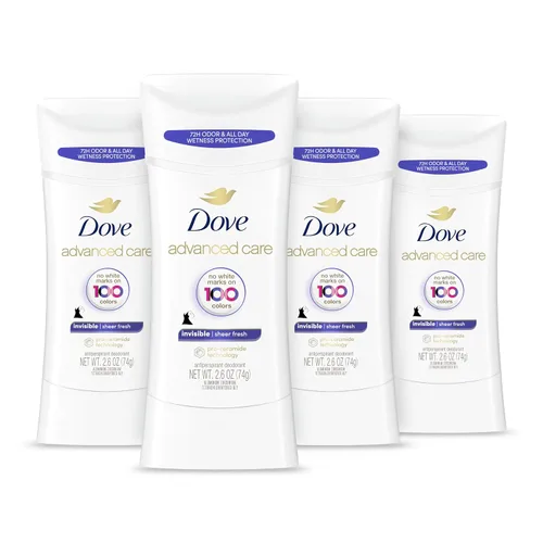 Vista 20 de Dove Advanced Care Anti Deo Stick Cool Essentials Pack de 12 para ayudar a la reparación de la barrera cutánea después del afeitado, control