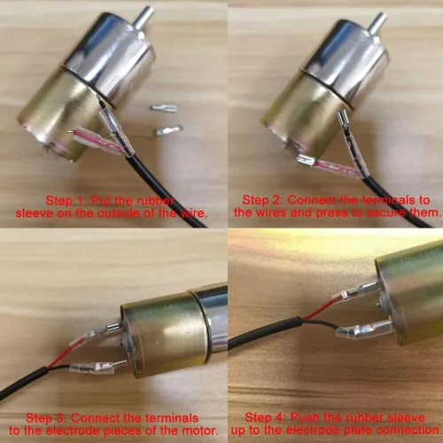 Vista 8 de Bringsmart DC 12V 5rpm Motor de engranajes con soporte eje centrado 1.457 in caja de cambios Bringsmart Micro DC 12V 5rpm Geared Motor With