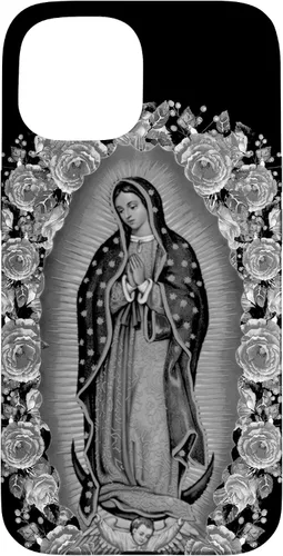Vista 6 de Our Lady Virgen De Guadalupe - Carcasa floral para iPhone 17