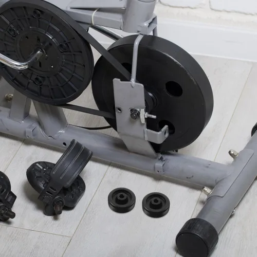 Vista 5 de Ruedas de rodillo universales para equipo de fitness, accesorio de rodillo de gimnasio de 2.16 pulgadas para una movilidad suave y almacenamiento