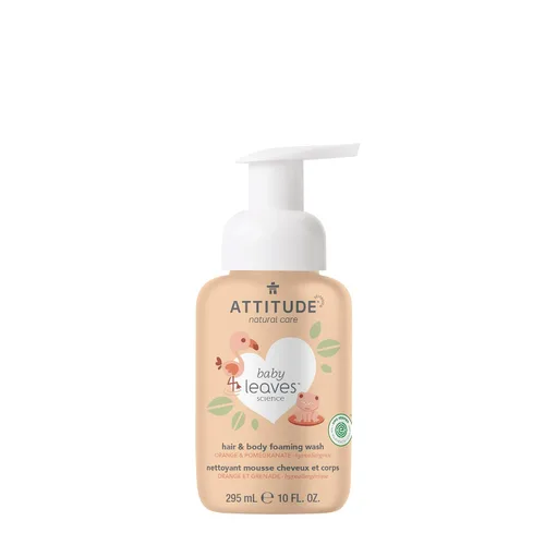 Vista 11 de ATTITUDE Lavado Espumoso 2 en 1 para Cabello y Cuerpo de Bebé, Champú Jabón Verificado por EWG, Dermatológicamente Probado, Hecho con Ingredientes
