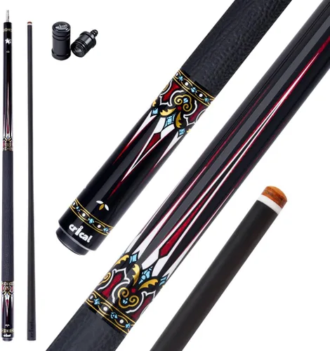 Vista 11 de CRICAL CXD Series Carbon Fiber Pool Cue, Low Deflection 12.5mm tip, Pro Taper shaft, precise control, easy stroke feel for adults