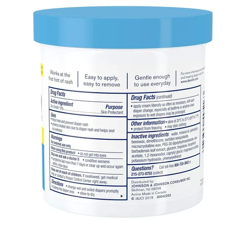 Vista 6 de Desitin Daily Defense - Crema antidermatitis para pañales con óxido de zinc para tratar, aliviar y prevenir la dermatitis del pañal, hipoalergénica