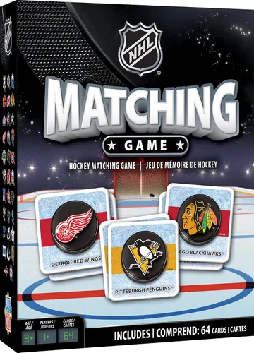 Vista 2 de Masterpieces Juegos deportivos - Juego de emparejamiento de la liga de la NHL - Juego para niños y familia - Ríe y aprende