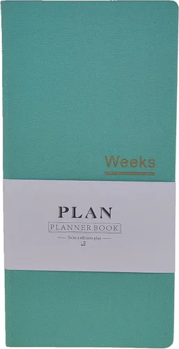 Vista 18 de Agenda semanal de bolsillo sin fecha, organizador de horarios, agenda anual, mes, semana, planificador, A6, cuadernos