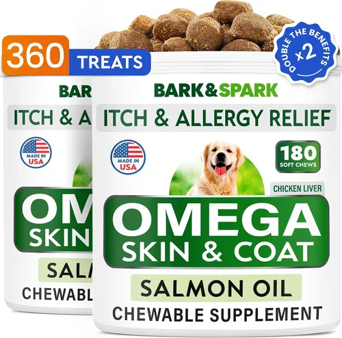 Vista 9 de Omega 3 + Aceite de pescado para perros - Apoyo para la piel y el pelaje