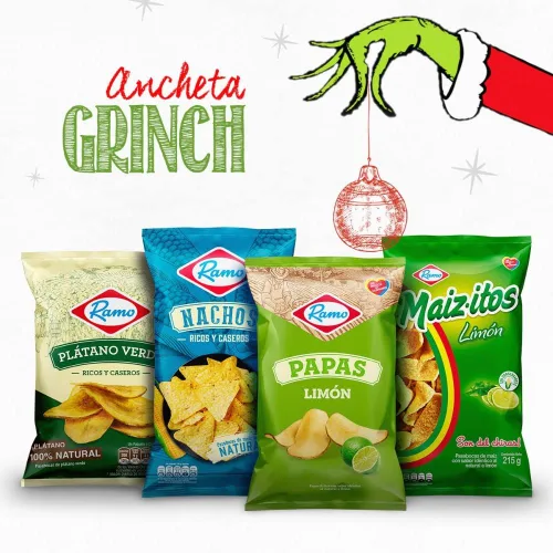 Vista 4 de Platanito Verde (paquete de 24) es un aperitivo colombiano de papas fritas de plátano colombiano Comida colombiana Dulce colombiano Snack food Dulce