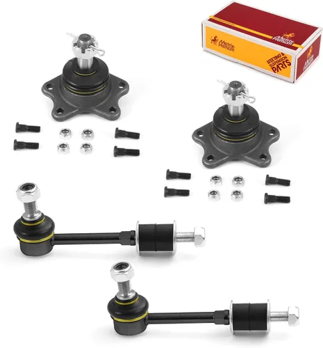 Vista 97 de Metrix Premium Chassis Parts - Juego de 4 piezas de articulación de rótula superior y barra estabilizadora delantera para Ford Ranger RWD 1998-2011