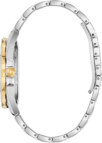 Vista 3 de Bulova Men's Crystal Accented Gift Set with 3-Hand Date Quartz Watch and ID Bracelet