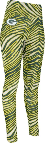 Vista 38 de Zubaz NFL Mallas para mujer de longitud completa de cintura alta básica 1.0