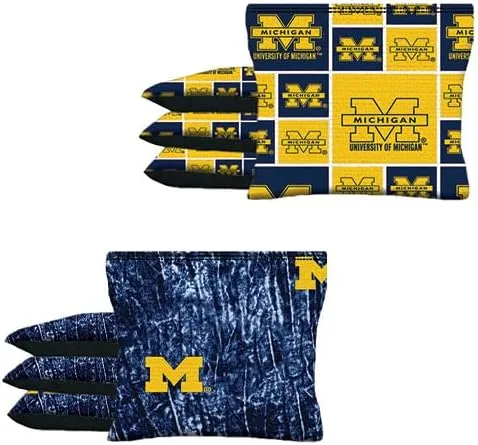 Vista 7 de BackYardGamesUSA Cornhole BEANBAGS Made w Minnesota Fabric 8 Regulation Game Toss Bags estilo 60