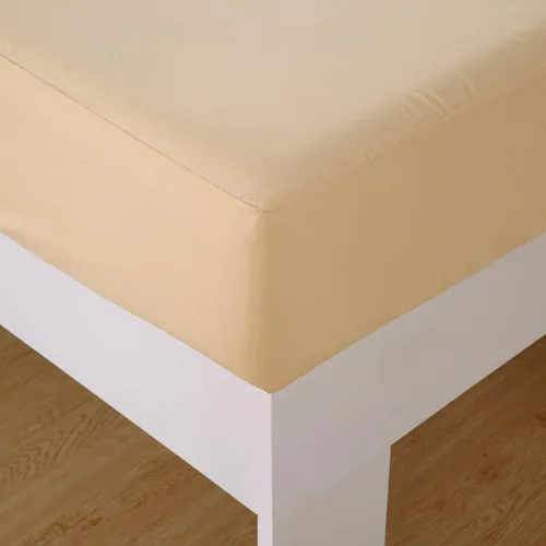 Vista 5 de JML Juego de sábanas, juego de sábanas tamaño individual, juego de sábanas de 4 piezas con bolsillo profundo de 14 pulgadas, Beige