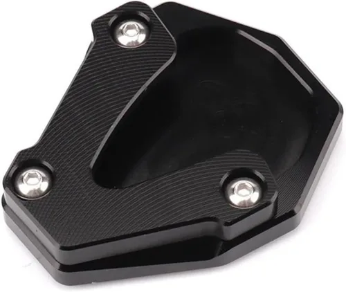 Vista 19 de Motorcycle Kickstand Extension Pad for Benelli TRK502 TRK 502 2020 2021 Foot Side Stand Support Plate Enlarger (Color : B Black)