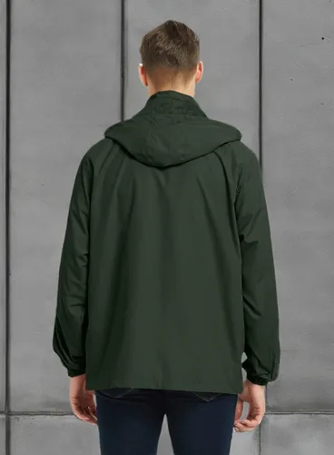 Vista 33 de Chaqueta impermeable cortavientos ligera para hombre con capucha extraíble