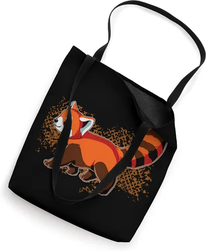 Vista 2 de Bolsa de mano para mujer y niño con panda rojo Blanco 16 pulgadas