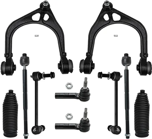 Vista 406 de Detroit Axle - Kit de suspensión frontal de 10 piezas para Dodge Avenger 2008-2014, Chrysler Sebring 2007-2010, 2 brazos de control inferiores, 2