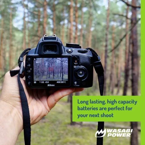 Vista 7 de Wasabi Power Batería (paquete de 2) y cargador de repuesto para Nikon EN-EL25, EN-EL25a, 4241, MH-32 compatible con Nikon Z30, Z50, Z50 II, Zfc