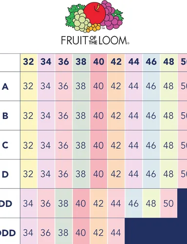 Vista 6 de Fruit of the Loom - Brasier deportivo con cierre frontal y correas de malla para mujer