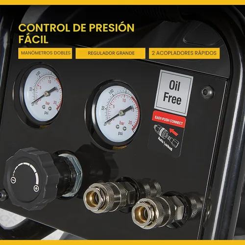 Vista 4 de Klutch Compresor de aire de 20 galones, 2 HP, 120 voltios, 175 PSI