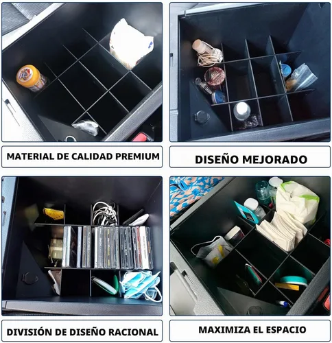 Vista 4 de RUNROAD Divisores de consola central para accesorios Toyota Tundra 2014