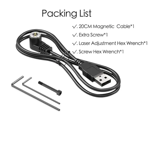 Vista 4 de DEFENTAC Cable de carga magnético USB compatible con productos tácticos con carga magnética