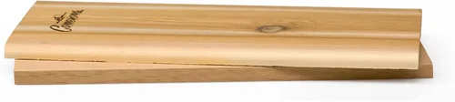 Vista 9 de Tablones para asar – Paquete de 2 tablas de cedro – Cedro occidental premium de 5.5 x 11.5 pulgadas para salmón a la barbacoa, mariscos, filetes