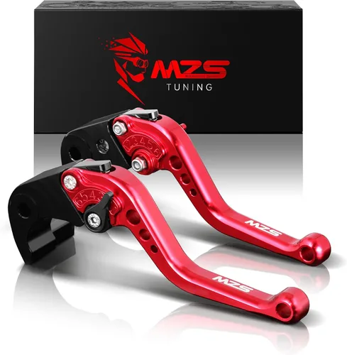 Vista 15 de MZS - Palancas de embrague/freno cortas ajustables para motocicleta, color negro, CNC, compatibles con Z900 17-24 / Z650 Z650RS EX650 ER6F 17-25