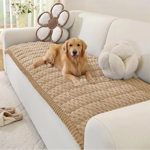 Vista 23 de OstepDecor Funda de sofá para perros, lavable, antideslizante, protector de Azul