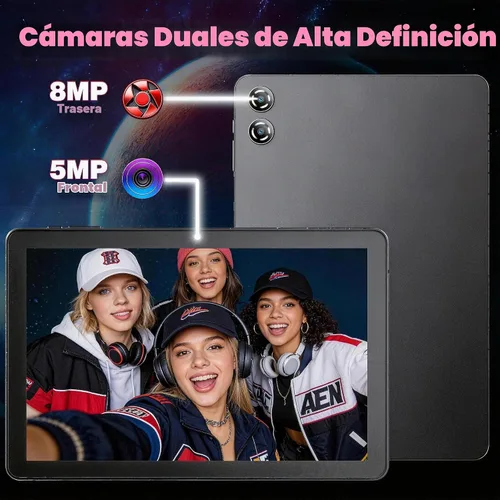 Vista 7 de Tablet Android de 10 pulgadas con procesador Octa-Core