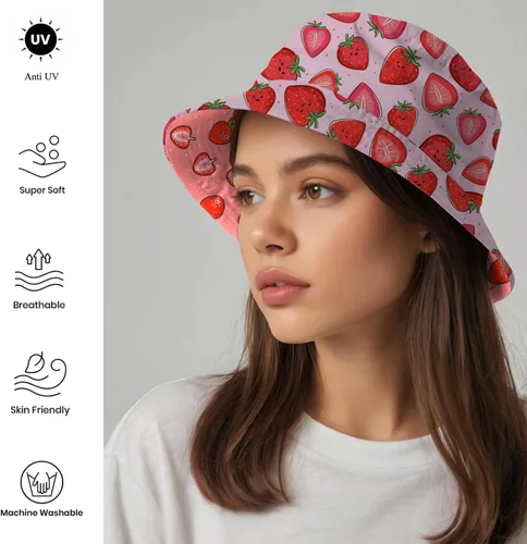 Vista 3 de Sombrero de pescador para mujeres y hombres, unisex, plegable, para exteriores, sombrero de pescador