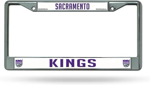 Vista 16 de Rico Industries NBA Basketball Premium 12" x 6" Chrome Frame with Plastic Inserts - Car/Truck/SUV Automobile Accessory