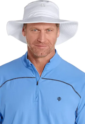 Vista 9 de Coolibar UPF 50+ - Gorro para hombre (resistente al cloro, protección solar)
