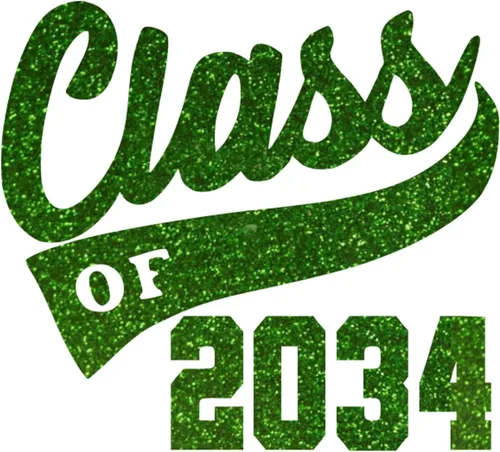 Vista 21 de Adhesivo de graduación para planchar en la clase de 2034, calcomanía para camiseta de secundaria, parche de graduación HTV para graduados