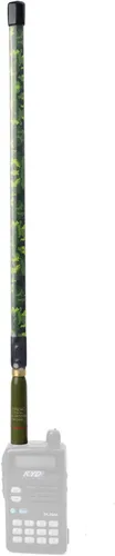 Vista 5 de TWAYRDIO Antena táctica plegable VHF UHF 6.6 ft 27.6 in 15.3 pulgadas doble banda 144/430MHz SMA macho Antenas de radio de mano para YAESU/Vertex
