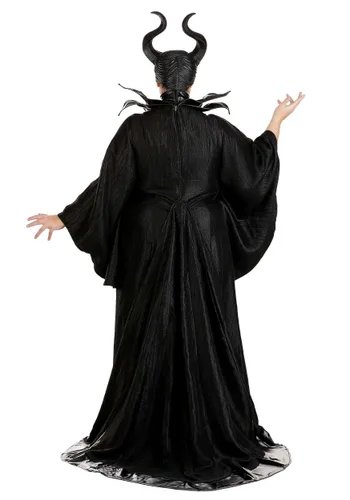 Vista 2 de Disfraz Premium de Maléfica de Disney Live Action Talla Plus Multicolor