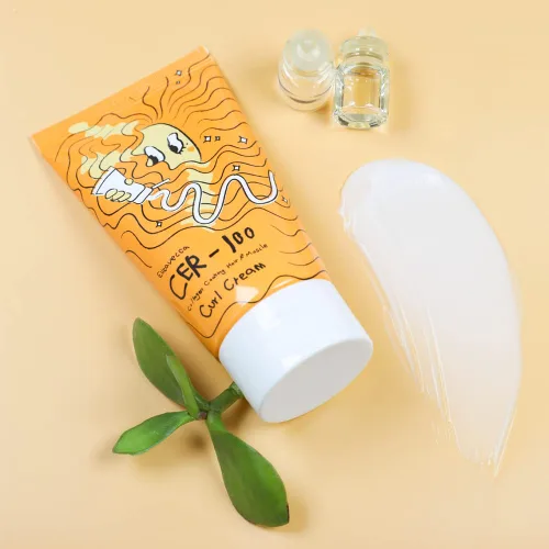 Vista 7 de Elizavecca CER-100 Crema para el cabello con revestimiento de colágeno A+ Muscle Curl 120 ml