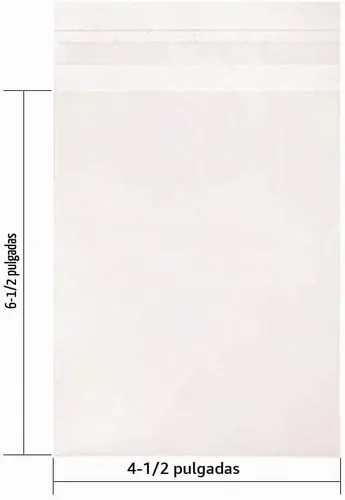 Vista 2 de Bolsas de celofán para galletas con sello de 4½ x 6½ pulgadas, transparentes, autoadhesivas, resellables, para dulces, galletas, tarjetas
