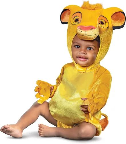 Vista 3 de Disguise Disfraz infantil Simba para bebé niño Oro