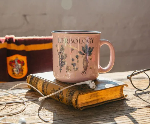 Vista 4 de Toynk Harry Potter Herbology - Taza de cerámica para cámper Wizarding World Casual Drinkware para café, té Capacidad para 20 onzas