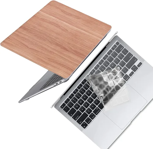 Vista 14 de Funda protectora de plástico para MacBook Air de 11 pulgadas 2015-2010 modelo A1465 A1370, funda protectora de plástico para portátil y cubierta