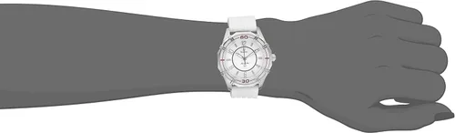 Vista 2 de Bulova Reloj de goma Solano Marine Star 96L144 para mujer, Blanco, Casual