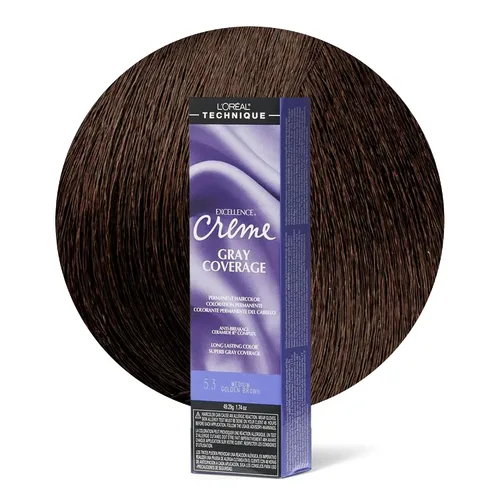 Vista 23 de L'Oréal Technique Excellence Crème Permanent Hair Color Long-Lasting Hair Dye Rich Formula with No-Drip Application Superb Gray Coverage For