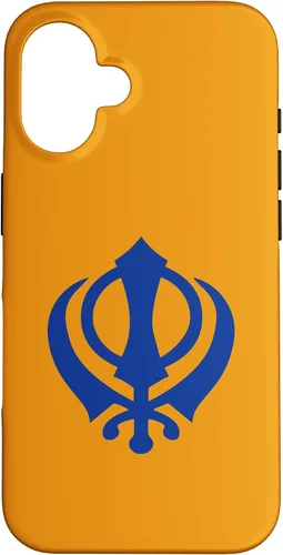 Vista 32 de Khanda Sikh Symbol Chakkar Kirpans Chakra Sikhism - Carcasa para iPhone 17