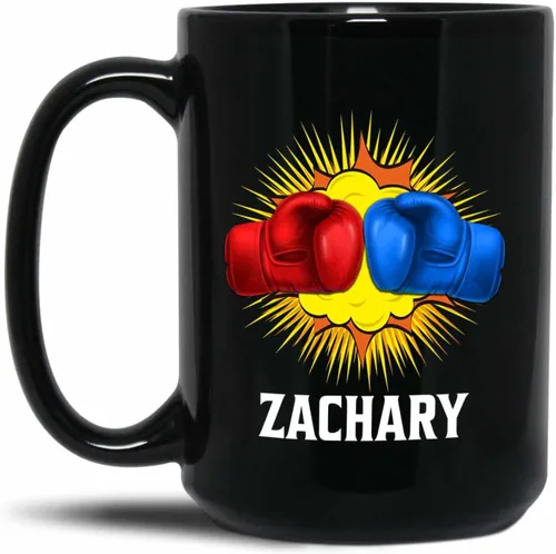 Vista 12 de Taza de café de fútbol personalizada con nombre, regalos para hombres, mujeres, amantes del fútbol, taza de cerámica negra personalizada de 11 onzas