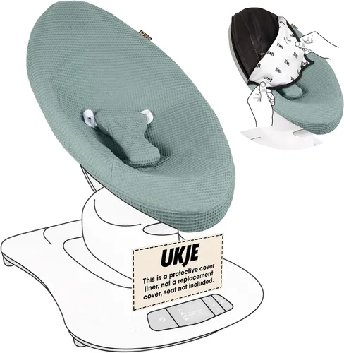 Vista 11 de UKJE Funda protectora para bebé compatible con MamaRoo 4 Old Model Before 2022 de 4moms, suave y lavable para columpio de bebé, se adapta a Mama Roo
