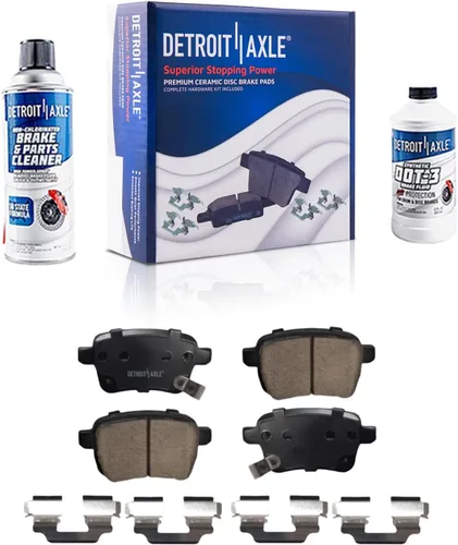 Vista 68 de Detroit Axle - Pastillas de freno para Avalanche Express Suburban Savana Yukon XL 1500 Chevy Tahoe GMC Cadillac Escalade, Pastillas de freno