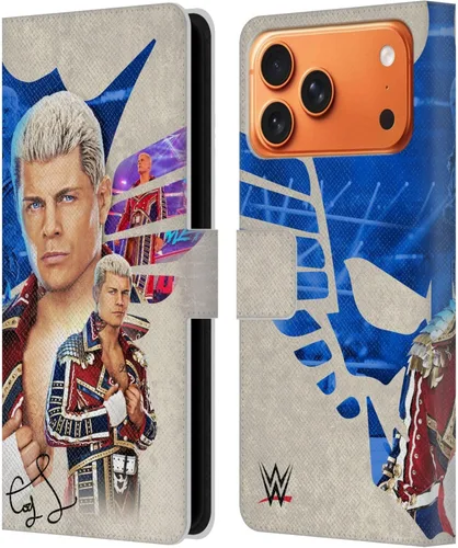 Vista 60 de Head Case Designs Funda con licencia oficial de la WWE American Nightmare Flag Cody Rhodes compatible con Apple iPhone 11