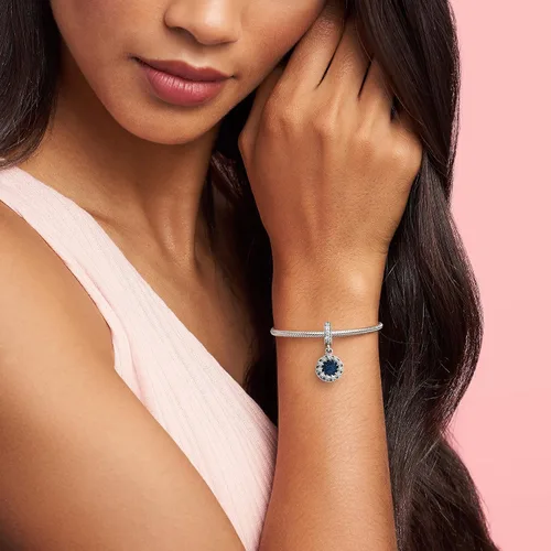 Vista 2 de PANDORA Joyería de estrellas inspiradoras colgantes de circonita cúbica en plata de ley Metal Esmalte Circonita cúbica
