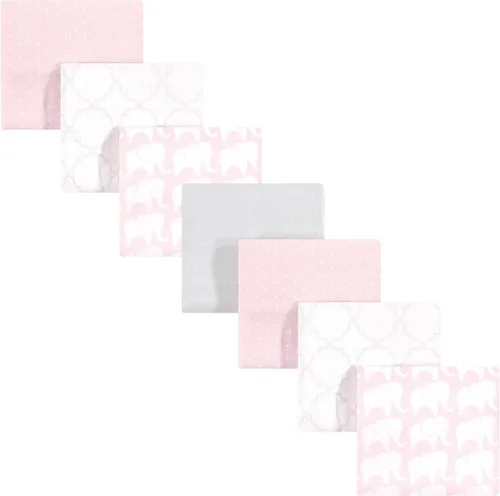 Vista 213 de Hudson Baby Unisex Baby Cotton Flannel Receiving Blankets Bundle, Neutral Woodland Pals, One Size (Pack of 2)