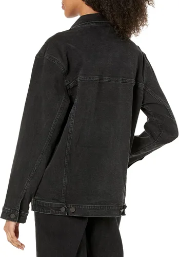 Vista 3 de The Drop Chaqueta vaquera extragrande Andrea para mujer